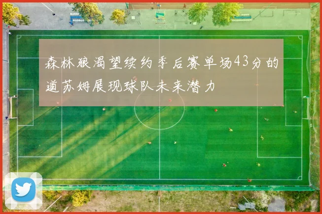 森林狼渴望续约季后赛单场43分的道苏姆展现球队未来潜力